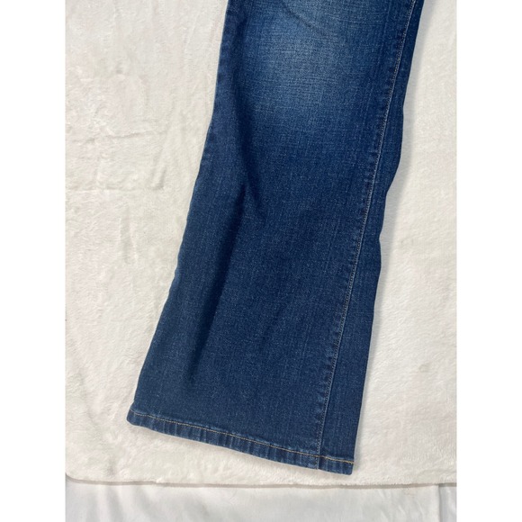 Levis 515 Bootcut Jeans Womens 12M Dark Wash Blue Denim Mid Rise 15516-0136 - Picture 11 of 16